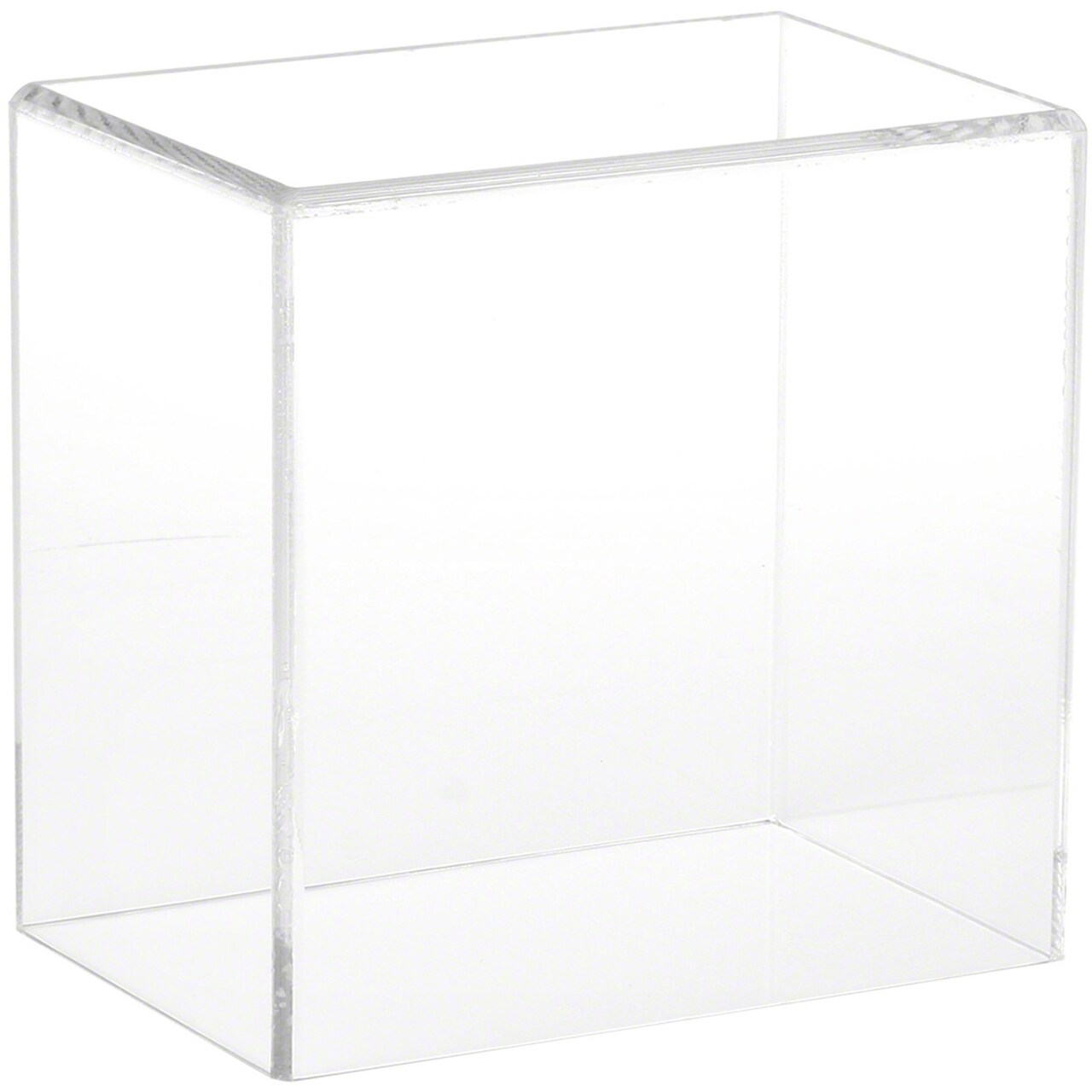 Plymor Clear Acrylic Display Case with No Base, 6" W x 4" D x 6" H